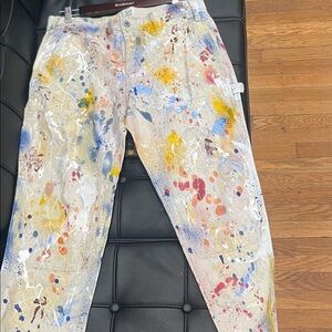 GAP Multicolor Splatter Art Pants